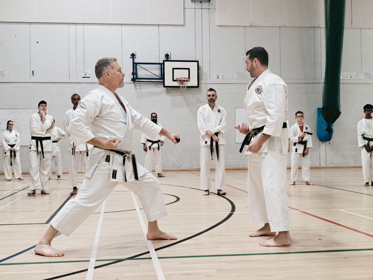 Training at Bukonkai Dunstable Karate Club