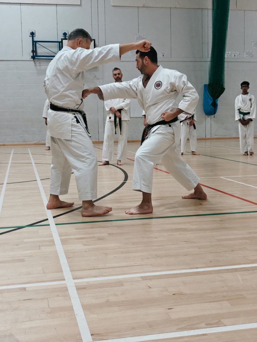 Training at Bukonkai Dunstable Karate Club