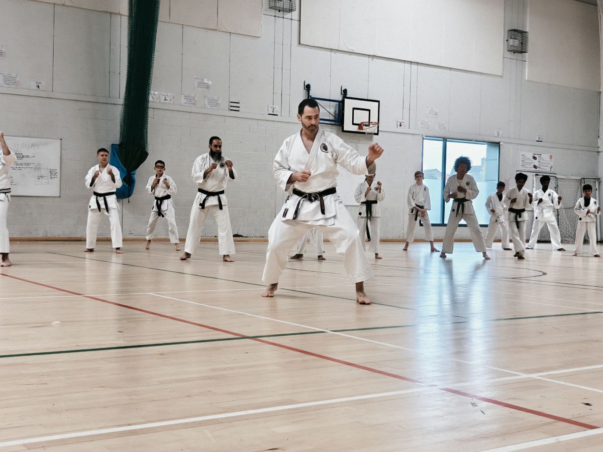Training at Bukonkai Dunstable Karate Club